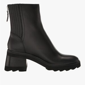 Waterproof Black Leather Boots